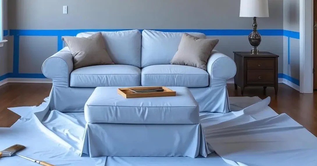 Living Room Prep Ready To Paint